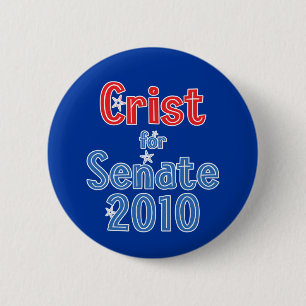上院2010の星のデザインのためのチャーリーCrist 缶バッジ