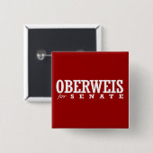 上院2014年のためのOBERWEIS 缶バッジ (正面&裏面)