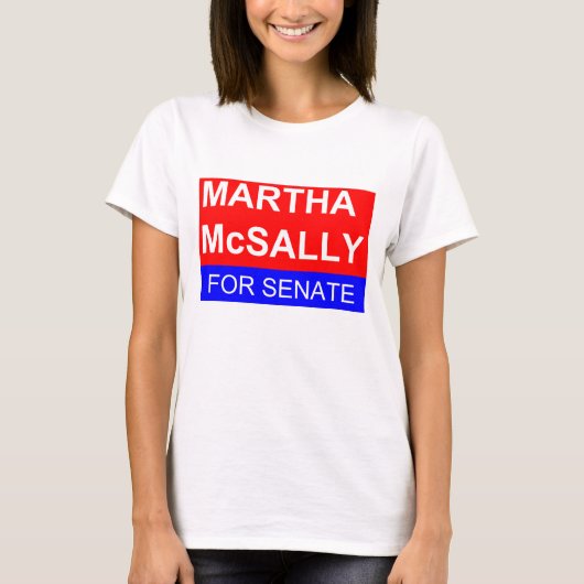 上院-アリゾナのためのマーサMcSally Tシャツ (正面)