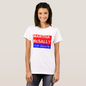 上院-アリゾナのためのマーサMcSally Tシャツ (正面フル)