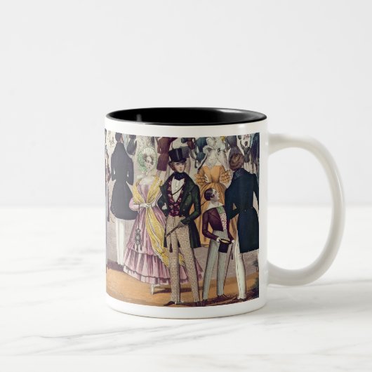 上院、1839年からの女王のリターン( ツートーンマグカップ (右)
