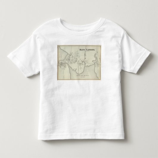 上陸する5月ニュージャージー トドラーTシャツ (正面)