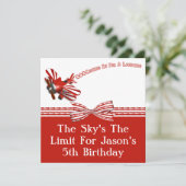 上陸の飛行機の誕生日のために来ること 招待状 (スタンド正面)