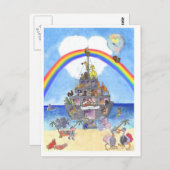 上陸パーティーIIノアの箱葉書 ポストカード (正面/裏面)