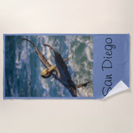 上陸来を目指して ビーチタオル