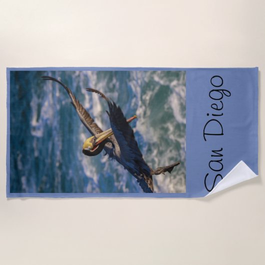 上陸来を目指して ビーチタオル (正面)