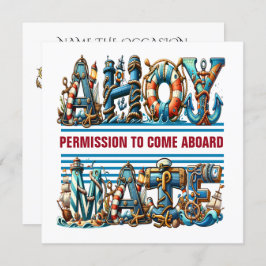 上陸許可を求む 招待状