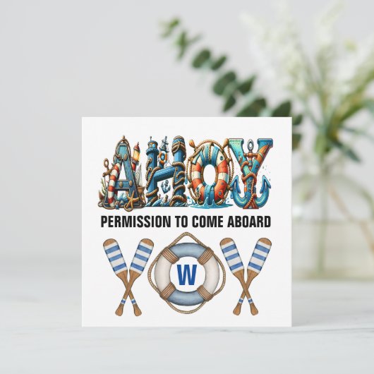 上陸許可を求む 招待状 (スタンド正面)