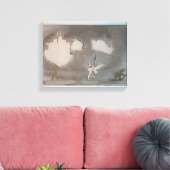 上陸K7 1986ミックスメディアキャンバス キャンバスプリント (インサイチュ (リビング))