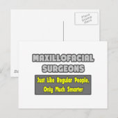 上顎顔面外科医頭が切れる... ポストカード (正面/裏面)