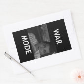 上食べ物を与えだ – 戦争モード 長方形シール (封筒)