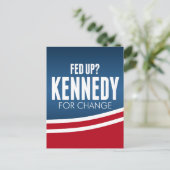 上食べ物を与え- Robert F Kennedy for change 2024 ポストカード (スタンド正面)