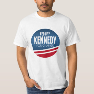上食べ物を与え- Robert F Kennedy for change 2024 Tシャツ