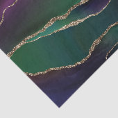 上魅力的手 |ダーク宝石トーンストーンの金ゴールド脈 薄葉紙 (詳細)