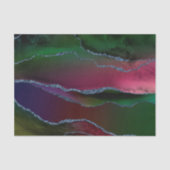 上鮮やか手 |リッチピンクと緑の宝石トーン 薄葉紙 (正面)