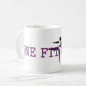 上1の適当なひよこ コーヒーマグカップ (正面左)