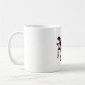 上1の適当なひよこ コーヒーマグカップ (左)