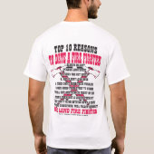 上10 FRT Tシャツ (裏面)