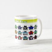上30のカエルのマグ コーヒーマグカップ (正面右)