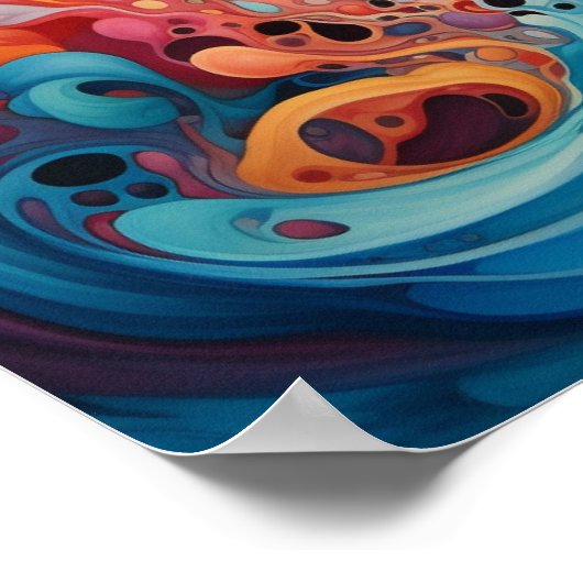 上、上遠くにと ポスター (角)