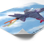 上、上遠くに!!! ポスター (角)