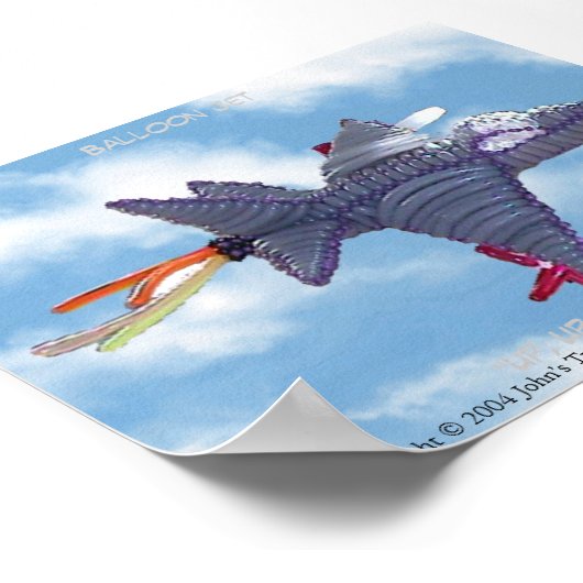 上、上遠くに!!! ポスター (角)