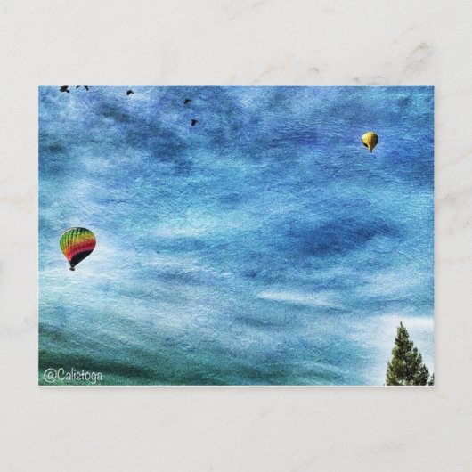 上、上遠くに、@Calistoga ポストカード (正面)