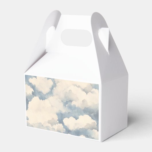 上、上、およびバルーン遠くに誕生日 フェイバーボックス (正面サイド)