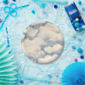 上、上、およびバルーン遠くに誕生日 ペーパープレート (パーティー)