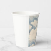 上、上、およびバルーン遠くに誕生日 紙コップ (右)