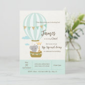 上、上、最初の遠くに誕生日招待状 招待状 (スタンド正面)