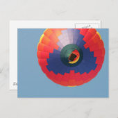 上:熱気球 ポストカード (正面/裏面)