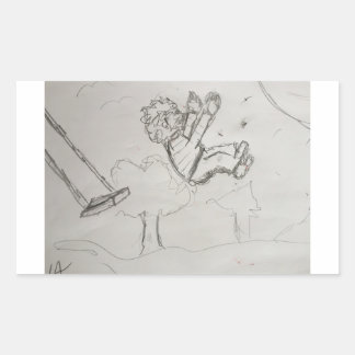 上 長方形シール