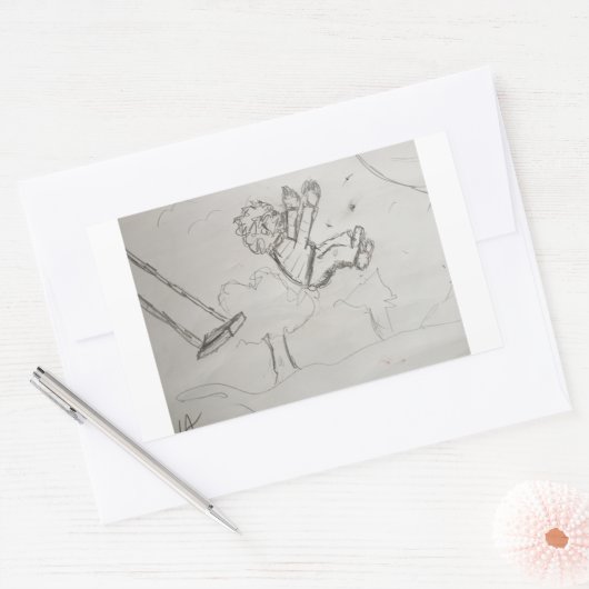 上 長方形シール (封筒)