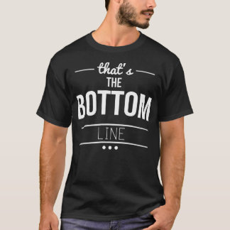 下おもしろい線を直す Tシャツ