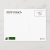 下からの歩道の天窓 ポストカード (裏面)