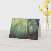 下から森 カード (黄色い花)