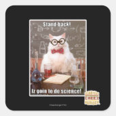 下がれ！ スクエアシール (正面)