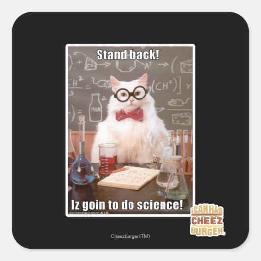 下がれ！ スクエアシール (正面)