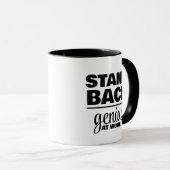 下がれ!仕事の天才 マグカップ (正面右)