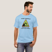 下げ気味ので注意深く一見を常に投資して下さい Tシャツ (正面フル)