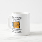 下に押し上げるおもしろマグカップ コーヒーマグカップ (正面左)
