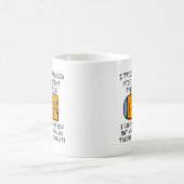 下に押し上げるおもしろマグカップ コーヒーマグカップ (中央)