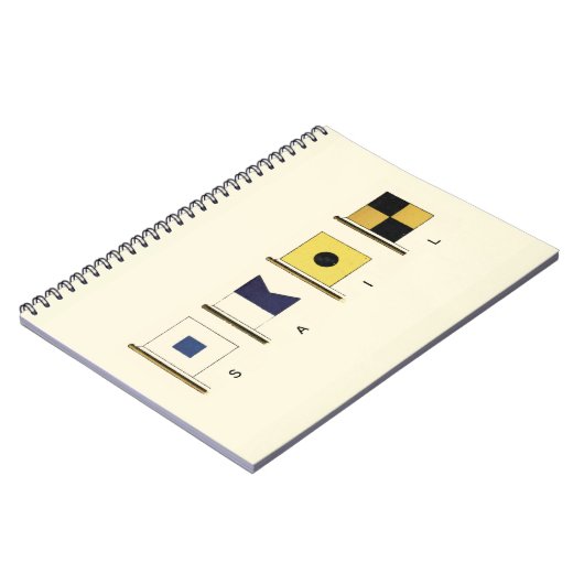 下に絵画帆を持つ四つのフラ書グのの ノートブック (左側)