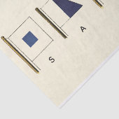 下に絵画帆を持つ四つのフラ書グのの 薄葉紙 (詳細)