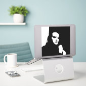 下のルッカー シール (デスク上のノートパソコン)