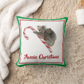 下の杖の上のコアラス  クッション (ブランケット)