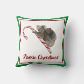 下の杖の上のコアラス  クッション (裏面)