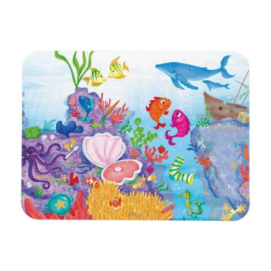 下の海 マグネット (横)