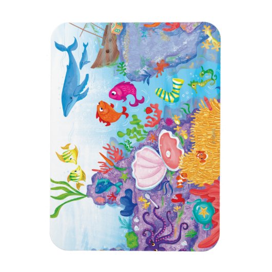 下の海 マグネット (縦)